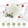 Yogurt Maker, 1.5 L Yogurt Machine with Strainer, Lid, 20 W Yogurt Maker for Greek Yogurt, for 3–5 People, 19.5x17.5x21.4 Cm, White