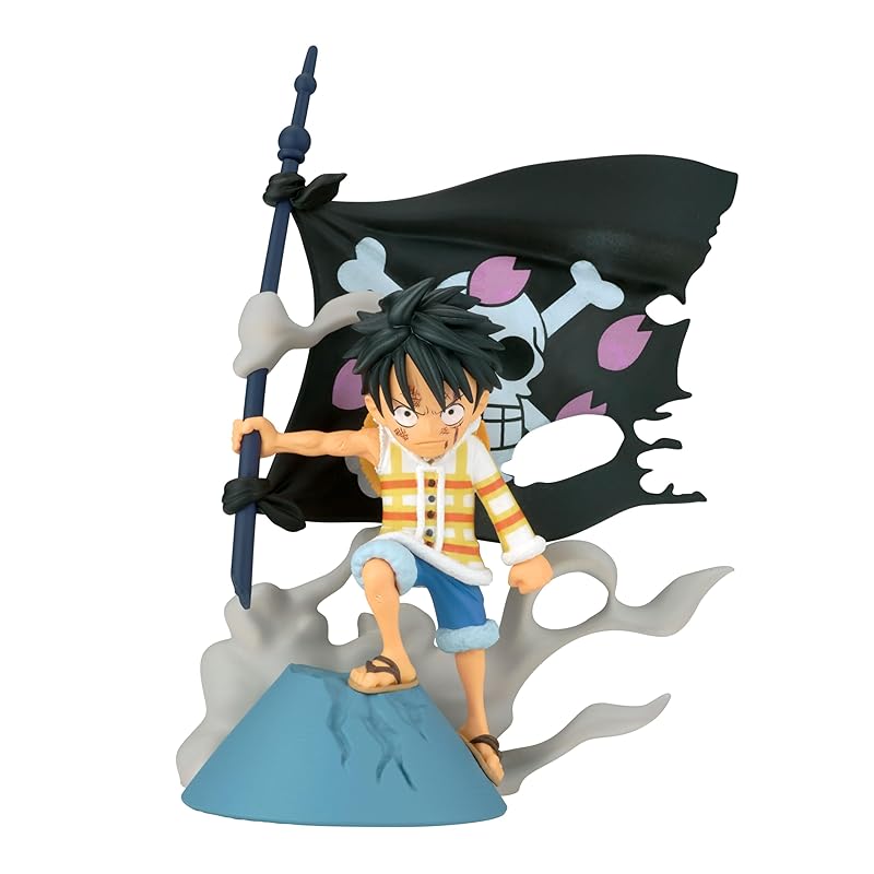 

one piece world collectible figures log stories luffy