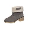 Fashion Winter Women Snow Boots New Keep Warm Fur Booties Retro Luxury Comfort Ankle Boots Women Platform High Heels Cotton Shoes Women