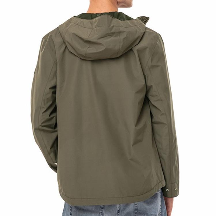 Timberland Packable Waterproof Zip-Up Hooded Jacket Men jackets Army-Green A29XAA58