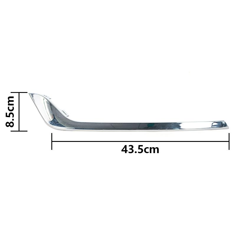 Front Bumper Fog Light Lamp Eyebrow Strip Trim For Ford Fusion Mondeo 2019 2020 Stickers Lamp Hoods Car Accessories chromed Only 1 Left
