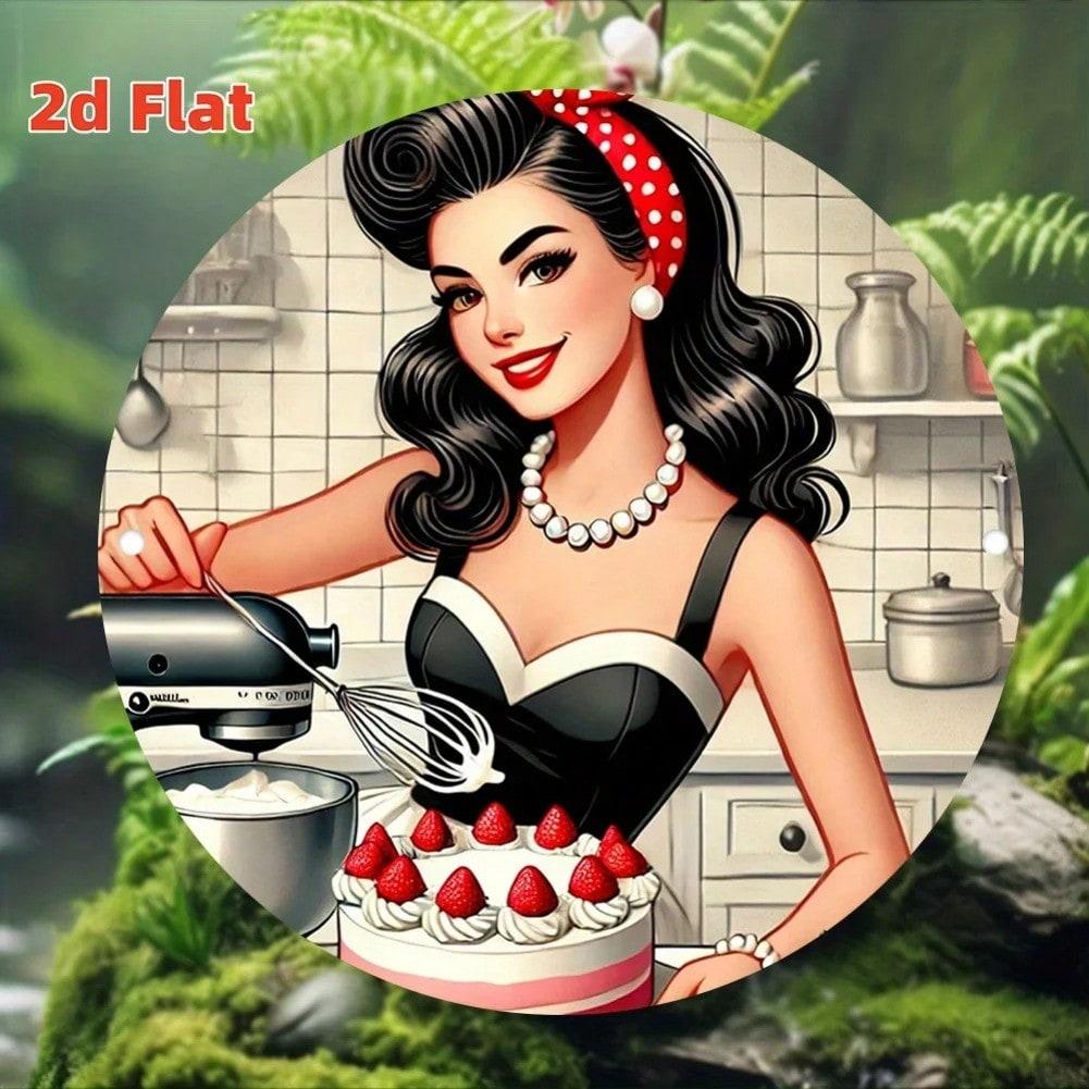 

Vintage Metal Wall Art Decor For Kitchen Living Room Bedroom 20x20 різнокольоровий