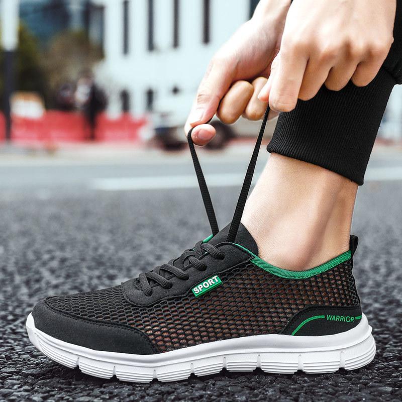 Mode Herren Sommer Sneaker Weiche Slipper Laufschuhe Leicht Atmungsaktives Mesh Laufschuhe Herren Sneaker Tenis Masculino Zapatillas