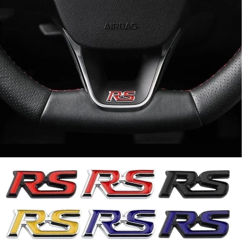 3D Metal Car Steering Wheel Emblem Badge Sticker