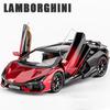 1:24 Lamborghini Revuelto Super Sports Car Alloy Car Die-cast Toy Car Metal Toy Car Model Sound and Light Pull Back Collection Children's Toy