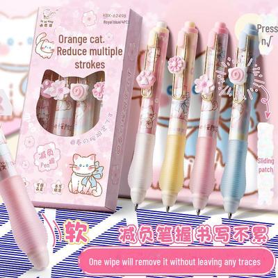 Kaba Bear Erasable Gel Pen with Soft Grip for Third Graders