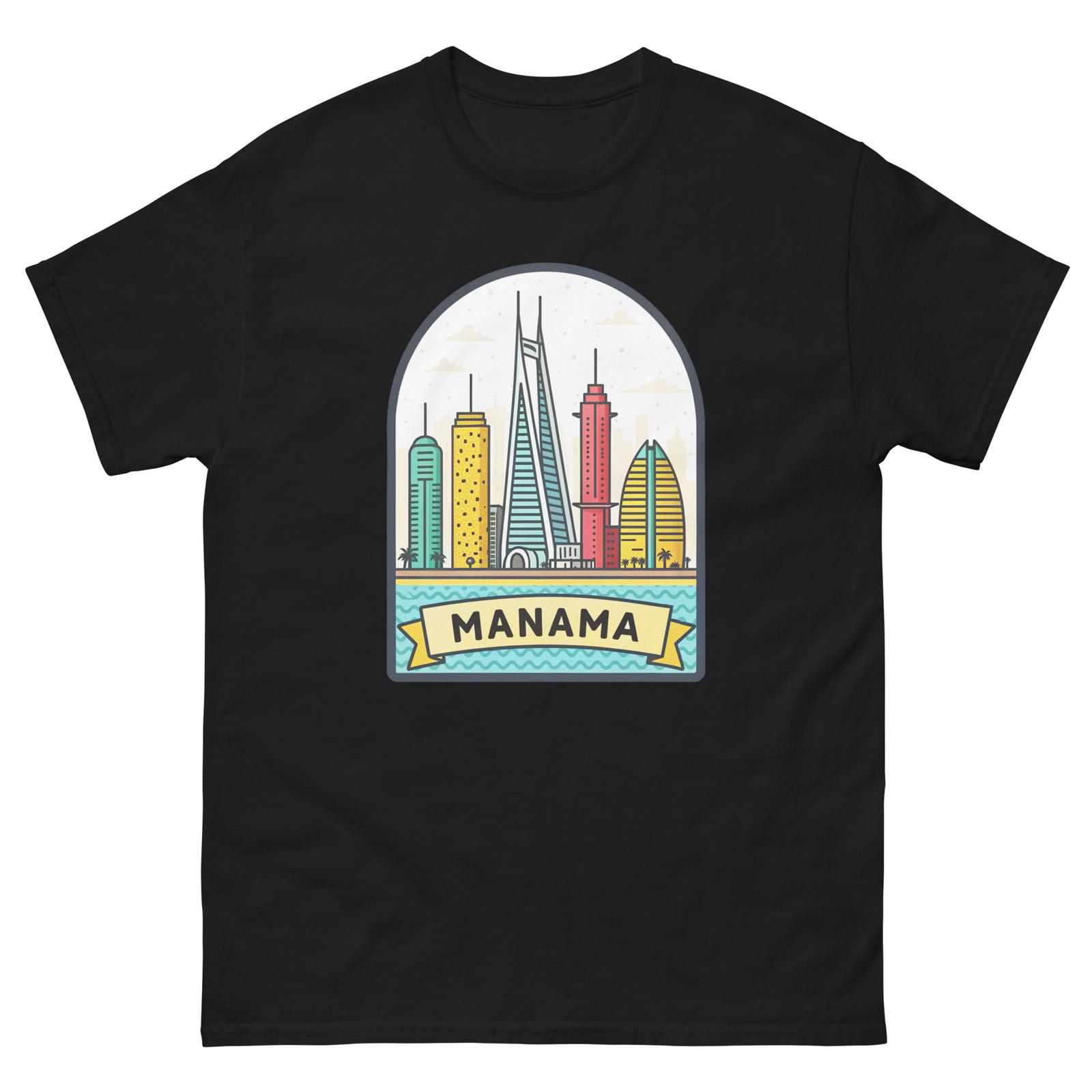 Manama World Travel Urban Area City T-Shirt M
