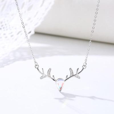 Jewelry, a Deer Has Your Necklace, an Elk Pendant, a Fashionable Neckchain, and a Collarbone Chain.