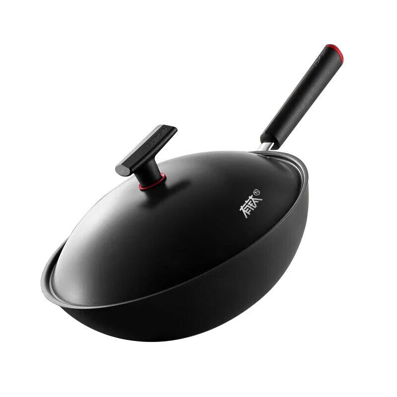 SUPOR 30cm Refined Iron Non-stick Wok