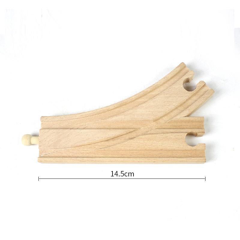 Tutti i Tipi di Giocattoli per Ferrovie su Binari di Legno Accessori per Binari del Treno in Legno di Faggio adatti per Binari di Marca Giocattoli Educativi per Bambini