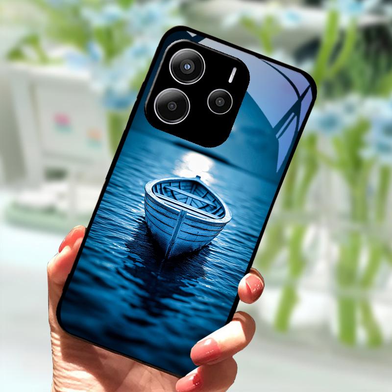 Coque For Redmi Note14 Glass Case 14 Pro 4G 5G New Popular Tempered Glass  Phone Cover For Redmi Note 14 Pro+ 5G Protector Cases