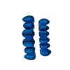 Practical Copper Tooth Jewelry Suitable for Women and Men, Blue Upper and Lower Mouth Accent for Party Looks and Photo Styling