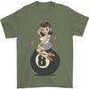 8Ball Pinup Pool Unisexs TShirt 100 Cotton