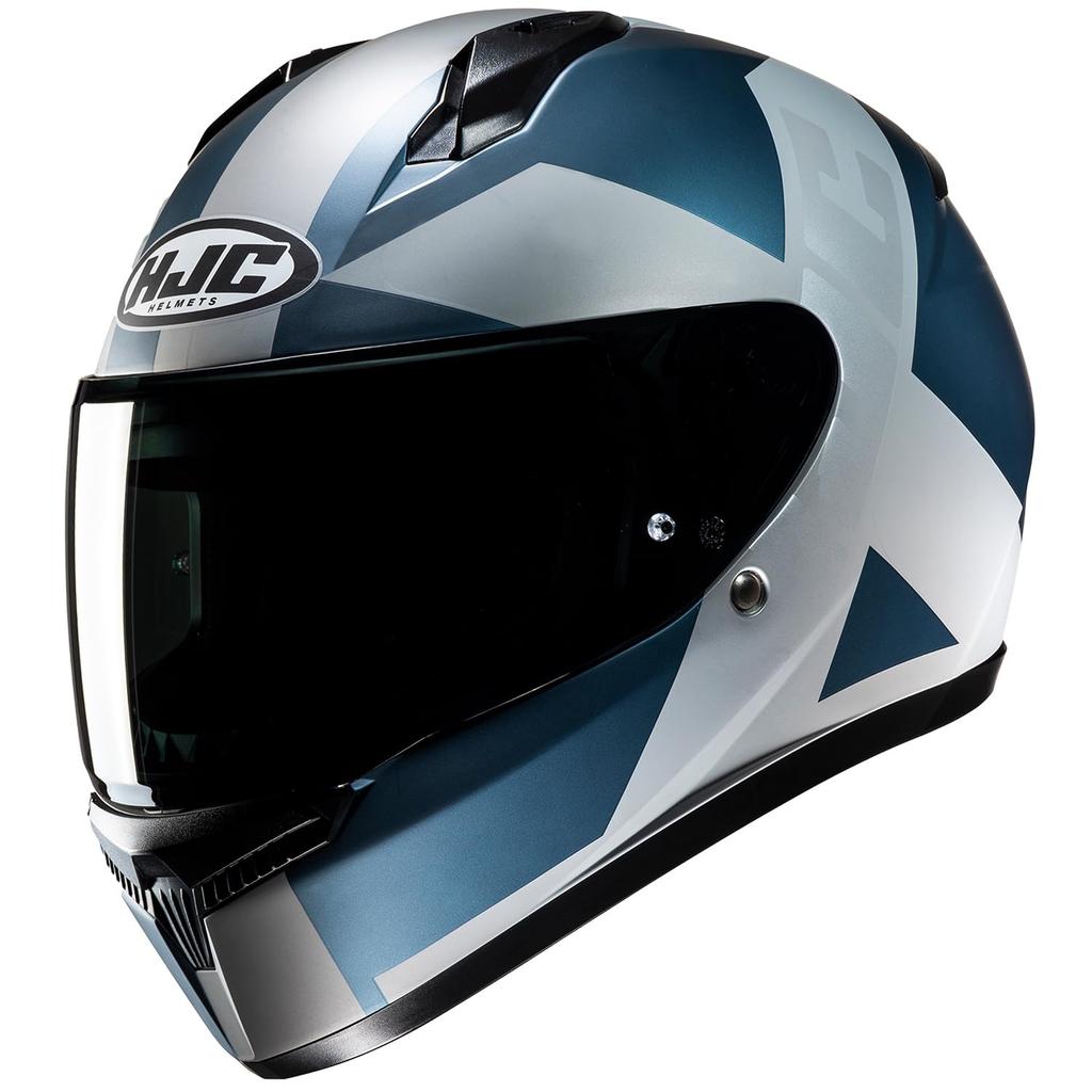 HJC HELMETS Motorcycle Helmet C10 Tes Blue XL HJH259 (MC2SF)