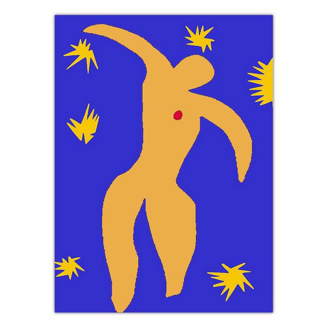 

Абстрактные картины Анри Матисса синего цвета, сексуальное тело, настенные художественные картины, холст, живопись, винтажные постеры и принты для декора гостиной 21cm×30cm NoFrame