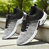 TEMU Men's Color Block Flyknit Running Sneakers - Plus Size