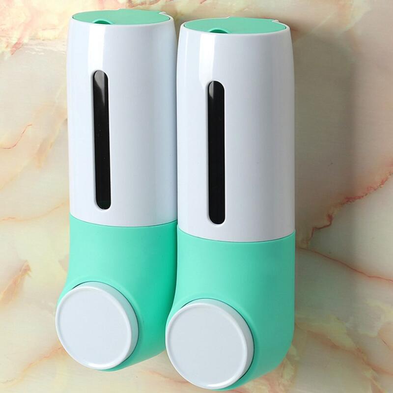 

Shower Room Wall-Mounted Shampoo and Rinse Dispenser 2-Port [WD9CC38] Mint