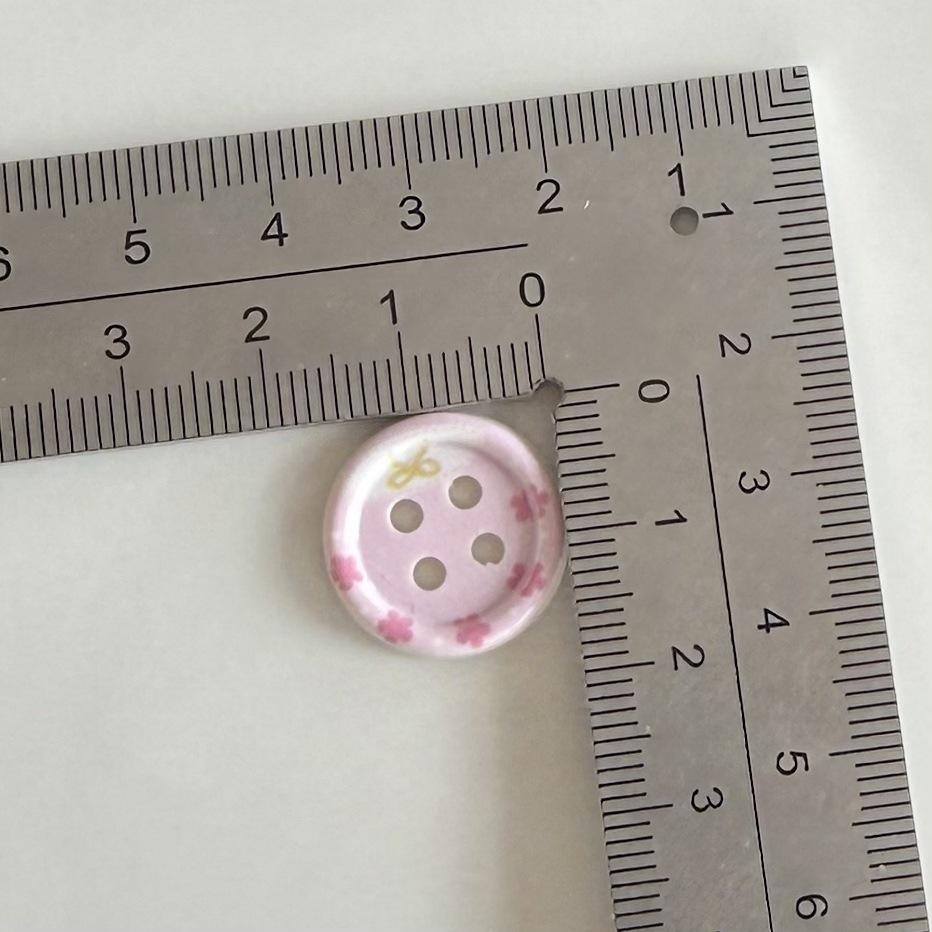 10Pcs 18mm Cute Sweetheart Cartoon Button Kids Clothing DIY Sewing Supplies Decor Accessories for Hair Clips DIY for Crocs Shoes