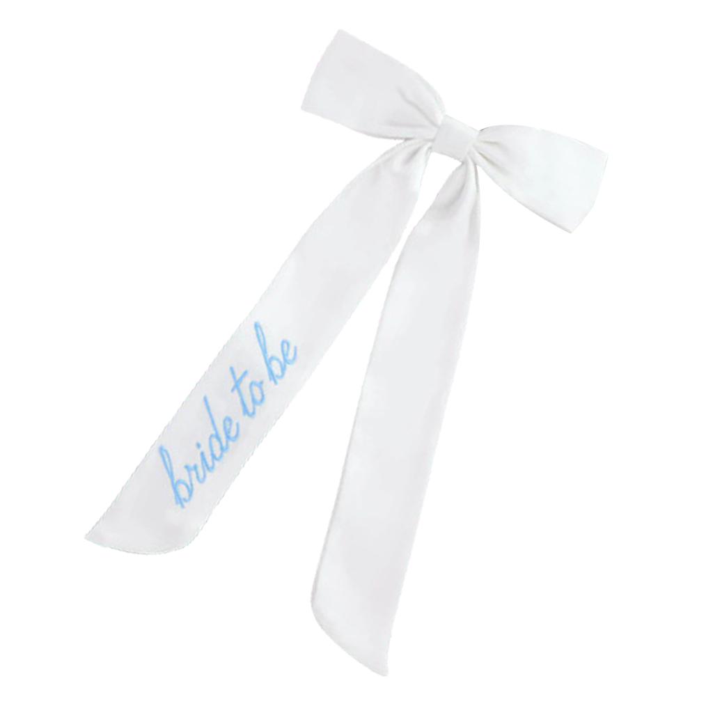 1PC Elegant Hair Bows Hair Clip Hair Ribbon Ponytail Holder Accessories For Wedding Party Or Bridal Shower Accessory