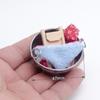New Dollhouse Miniature Laundry Tub with Wooden Washboard Towel Set TS