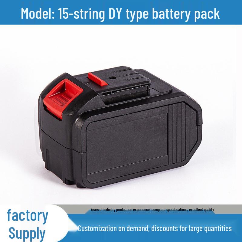 Electric Tool 5/10/15-Section Battery Accessories: Angle Grinder, Impact Drill, Electric Chainsaw, Pruning Shears, Battery Pack