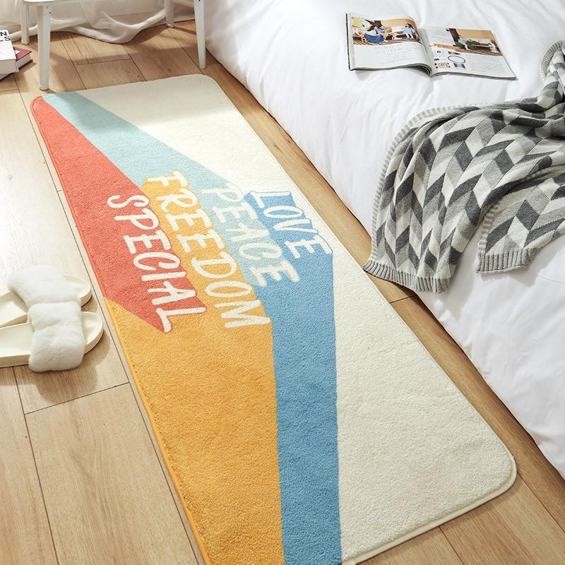 Modern Style Bedroom Decor Carpet Thick Plush Carpets for Living Room Washable Bedside Anti-slip Floor Mat Fluffy Soft Study Rug