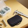 Tool Storage Bag Large Capacity Zipper Closure Shockproof Impact Resistant Electric Scissors Drill Bits Organizer Carrying Case