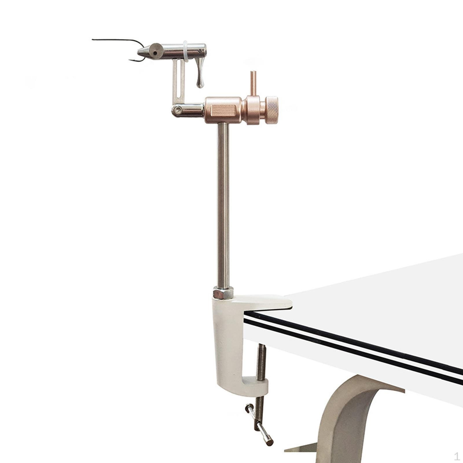 

Тиски для вязания рыболовных крючков, инструменты для нахлыста, портативный зажим для изготовления приманок 26x6cm Rotatable