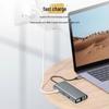 11-in-1 USB-C Docking Station: HDMI, Card Reader, VGA, Ethernet, Screen Mirroring for Laptops and Phones