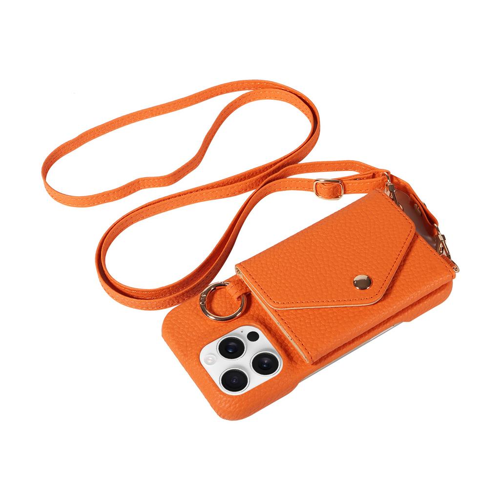Multi-functional Crossbody Leather Protective Case for IPhone 17, Apple 16 Pro/15 Pro