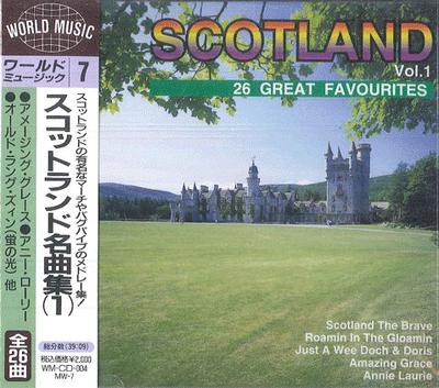 CD VARIOUS  Scotland Vol 1  25 Traditional Fav WMCD004 HUGHES LEISURE 1997 Australia Obi World Music Used