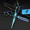 6.0" GM11 Green Hairdressing & Barber Scissors Set: Straight, Bang, & Thinning Shears