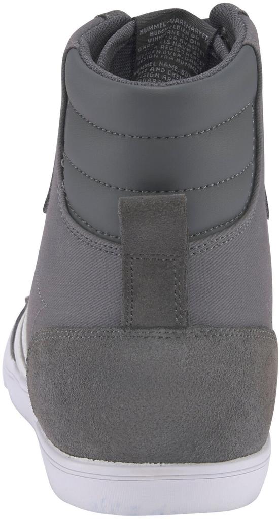 Кроссовки Hummel Slimmer Stadil High Canvas серые/белые