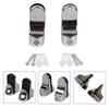 2 PCS Glass Clamp Adjustable Zinc Alloy Glass Clip Shelf Clamp Holder Flat Wall Mounted Holder For Partition Board Desk