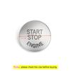 Silver Start Stop Engine Button Switch Cover For BMW E90 E60 E84 E83 E70 E71 E72
