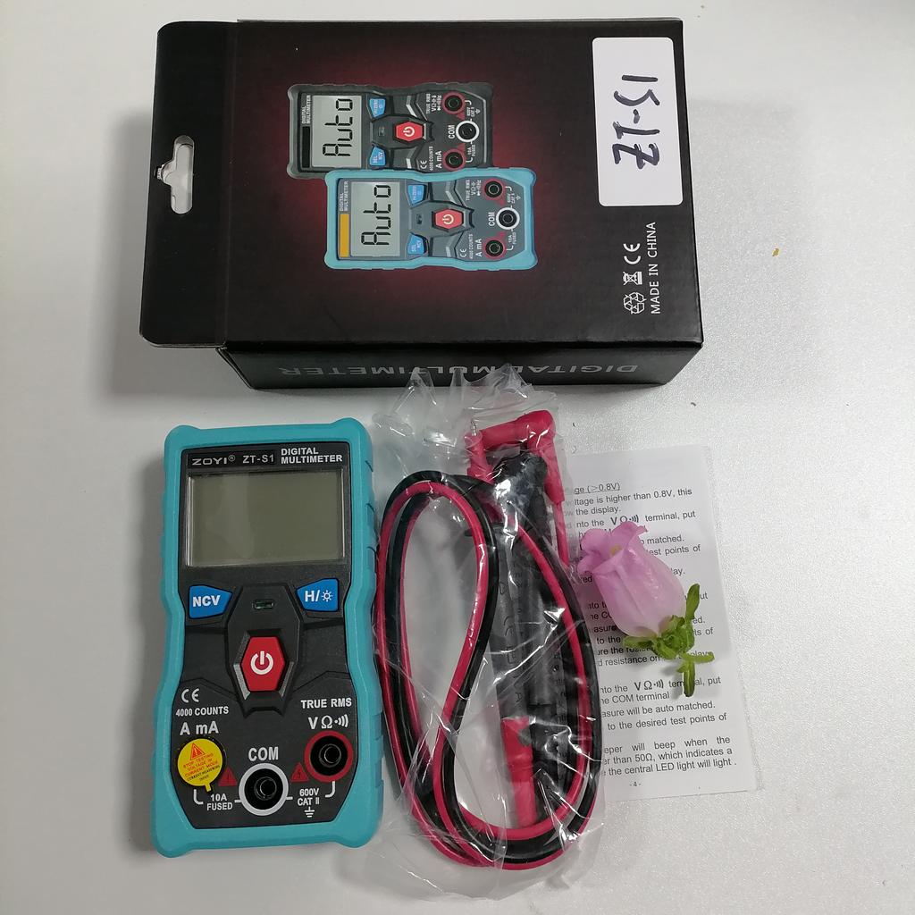 BEST ZOYI ZT-S1 electric measurement fully automatic intelligent gear identification portable True Digital pocket mini multimet