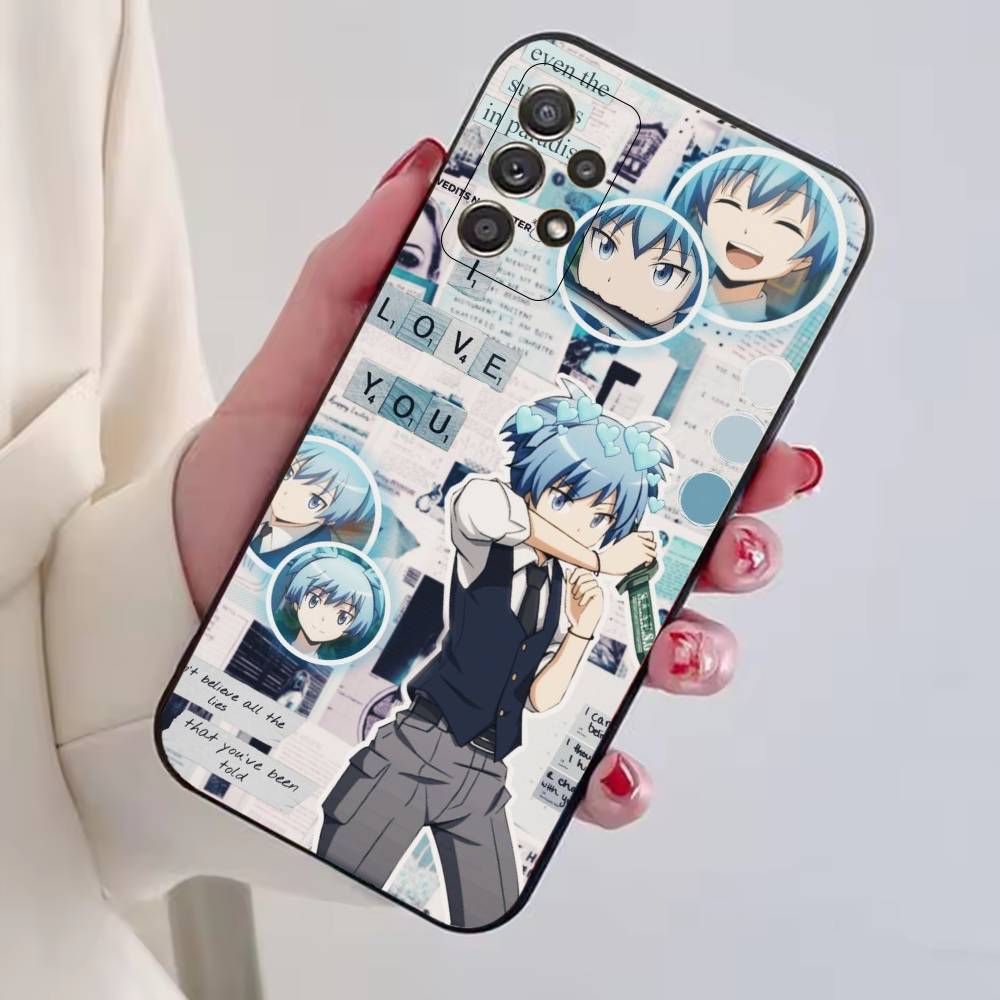 Anime Assassination C-Classroom Phone Case For Samsung S25,S24,S21,S22,S23,S30,Ultra,S20,Plus,Fe,Soft Silicone Black Cover