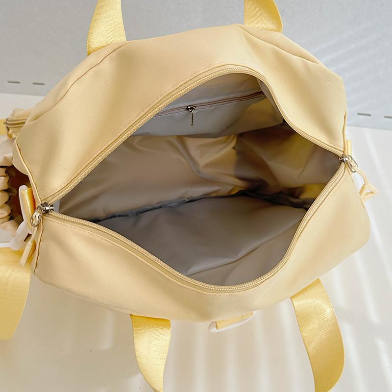 Lightweight Shoulder Bag Messenger Bag Student Crossbody Bag Women's Color Block Backpack