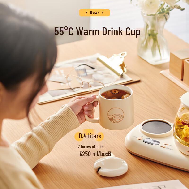 Bear 0.8L Multi-functional Mini Health Kettle CN plug (adapter included)