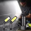 600 LM Brightness COB LED Work Light 1200 mAh Battery Type C Charging Folding Flashlight Magnetic Base Waterproof Design