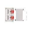 Gray/White Standard DIN Rail Control Enclosure Instrument Chassis with Solid Top Cover (No Holes) - Model 3-03-2:1459040.