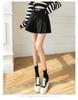 Women's High Waist Corduroy A-line Pleated Culottes Winter Shorts 2024