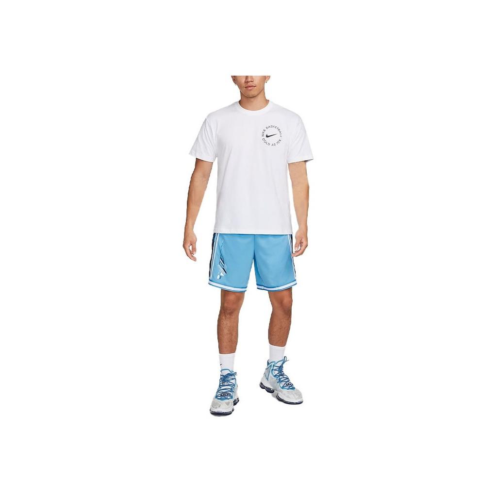Nike Printed Crew Neck Short Sleeve T-Shirt Men Tops White DV9718-100