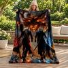 Devil May Cry blanket Flannel Blanket Soft Cozy Plush Throw for Sofa Bed Lightweight Home Decoration Gifts for Christmas various holidays