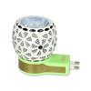 Vedic Kamfer Elektrische Diffuser voor Huis & Kantoor Keramische Kapoor Dani Elektrische Brander Essentiële Olie Geur met Aan/Uit Schakelaar & Nachtlamp(De