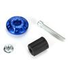 2Pcs CNC Motorcycle Handlebar Grips Bar End Cap Plugs Slider Aluminum for 16-18mm Motorbike Handle