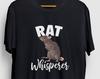 Rat Whisperer T-Shirt: Funny Mouse Gift, Unisex Tee
