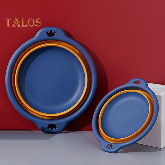 Tvättställ Stor kapacitet hängande plasthål Utomhuscamping Bärbar hopfällbar tvättställ Hushållsartiklar