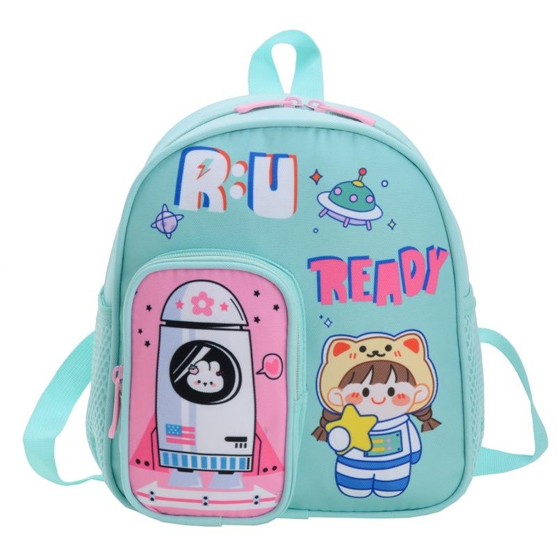 Cute Baby Backpack Cute Cartoon Kindergarten Primary School Student Schoolbag Foreign Style Printing Boys And Girls Backpack