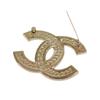 Chanel Brooch Gold metal/Rhinestone Women